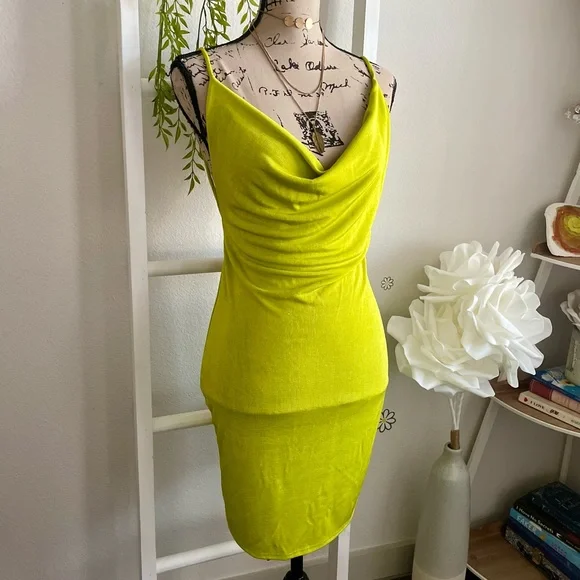 sexy lime green dress Sun-imperial main image 1